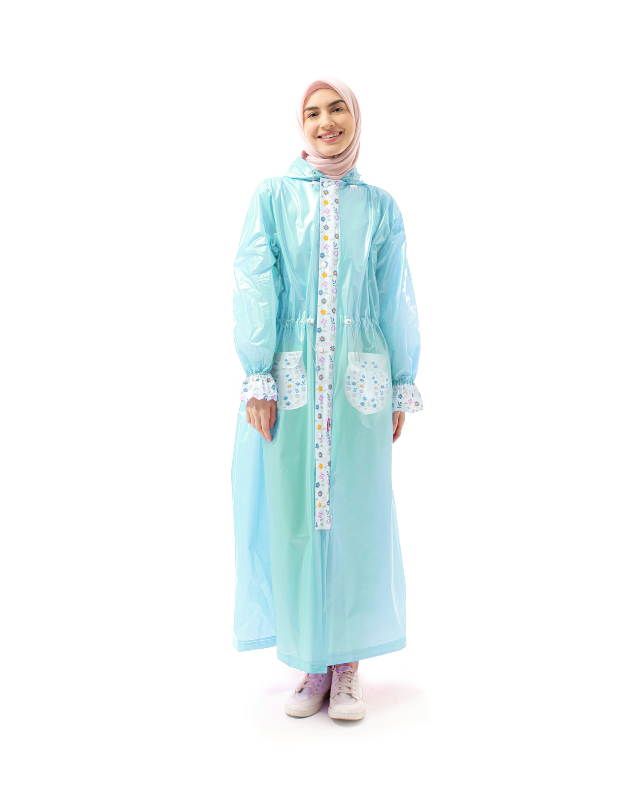 JH Gamis Peony Saku Biru